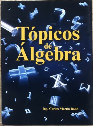 Carátula de Tópicos de algebra