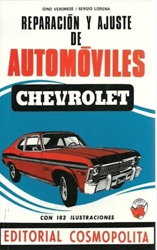 Carátula de Reparación y ajuste de automóviles Chevrolet