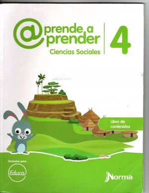 Carátula de Aprende a aprender Ciencias Sociales 4. Libro de contenidos