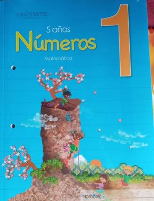 Carátula de Números 1. Serie Matemáticas 5 años. Colección complementos