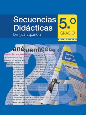 Carátula de Secuencias didácticas lengua española 5°. Grado, nivel primario