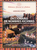 Carátula de Diccionario de nombres kichwas