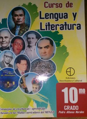 Carátula de Curso de lengua y literatura décimo grado